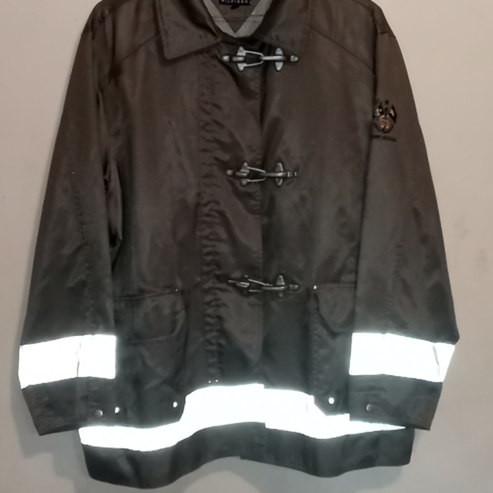 Tommy Hilfiger mesh lined rain coat, reflective